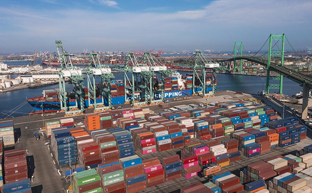 LA Port Containers