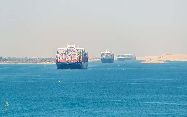 container ship Suez Canal